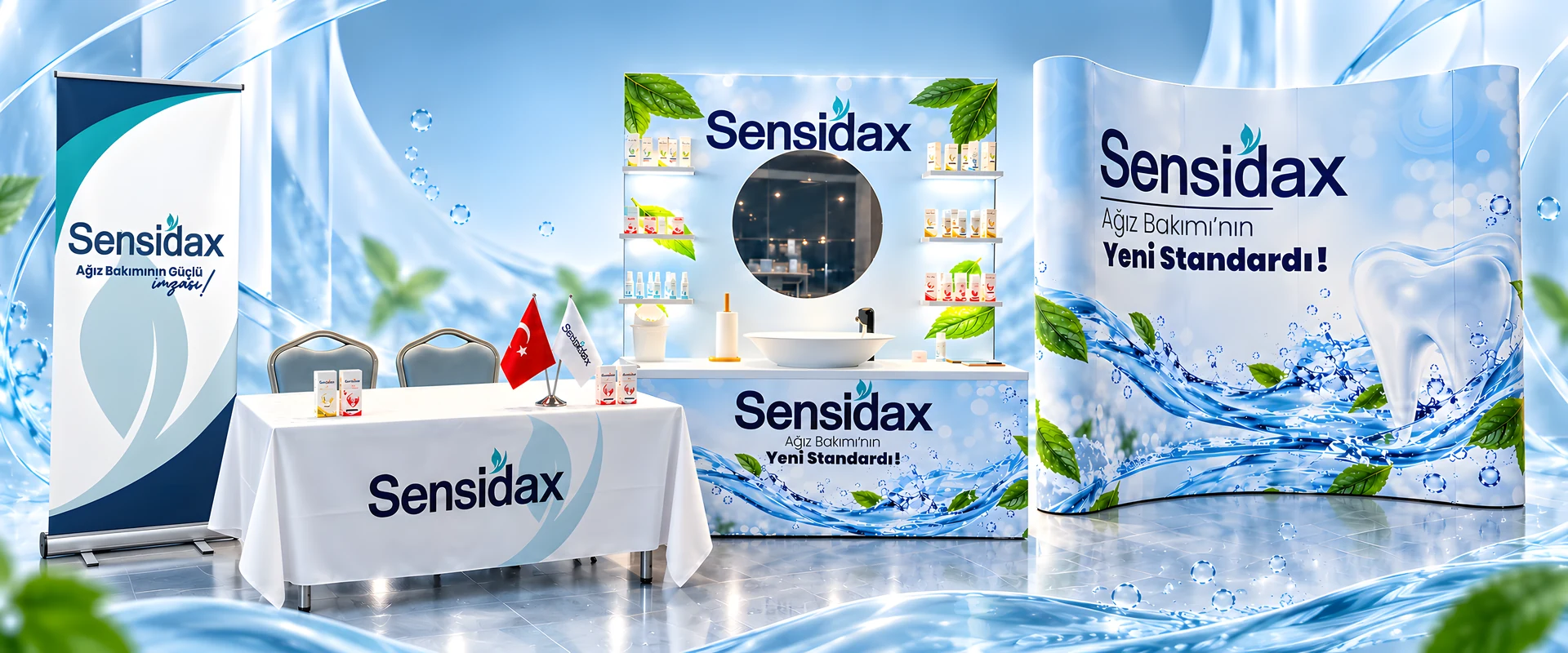 Sensidax Fuar Standı — Fuar ve stant tasarımı