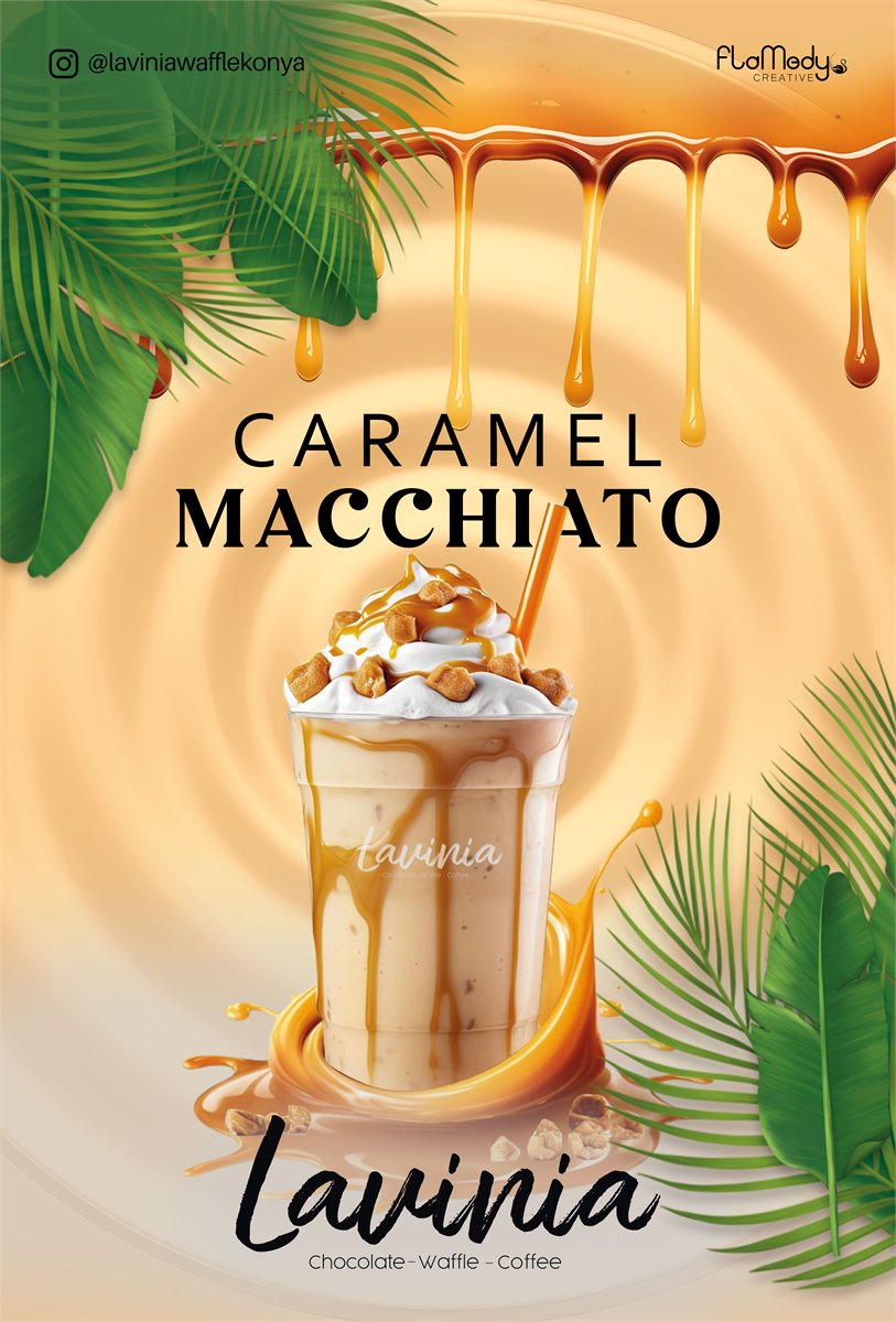 Caramel macchiato sosyal medya çalışması