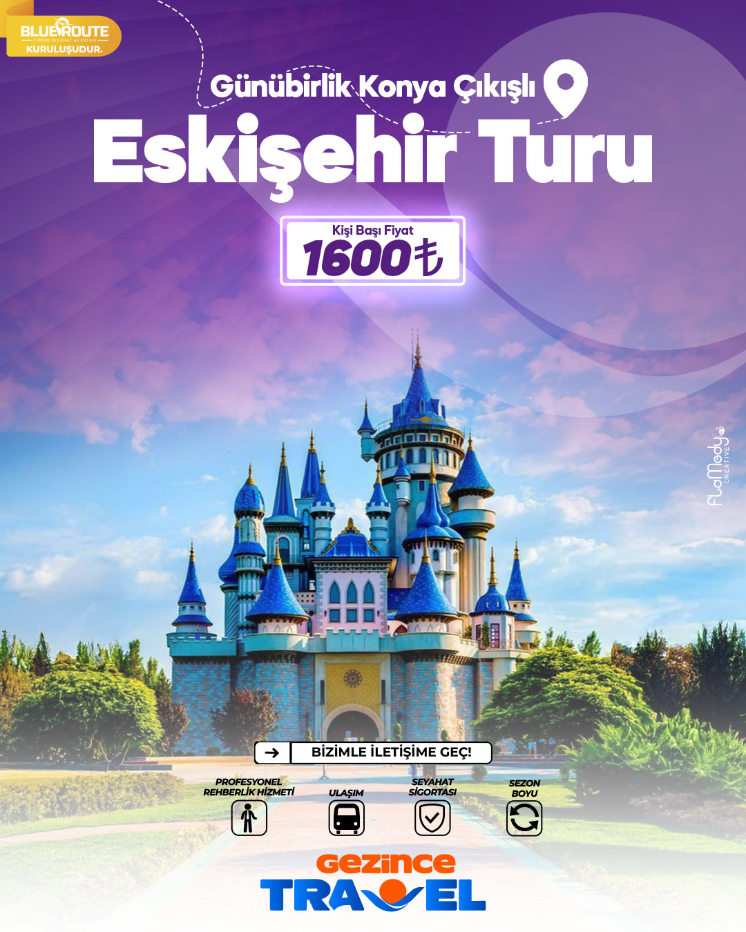 Eskişehir turu sosyal medya çalışması