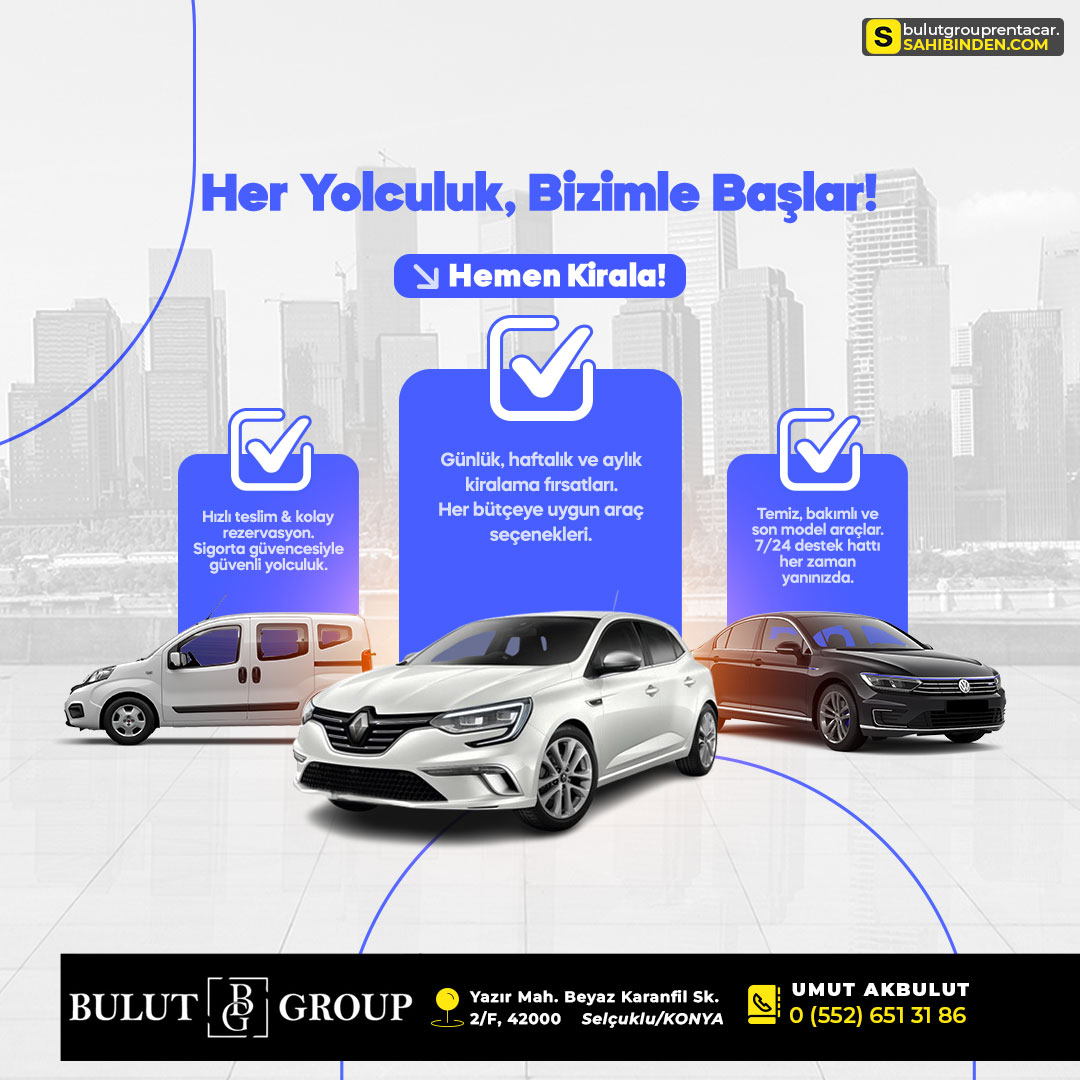 Her yolculuk bizimle başlar sosyal medya çalışması